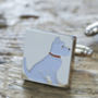 Westie / West Highland Terrier Dog Cufflinks, thumbnail 4 of 4