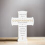 Personalised Wooden Cross Ornament, thumbnail 8 of 10