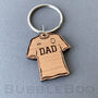 Football Shirt Keyring Personalised For Father's Day, thumbnail 3 of 5