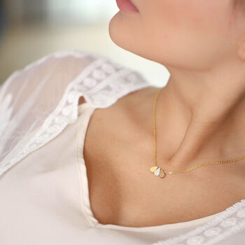 Personalised Teardrop Gold, Silver, Rose Gold Necklace, 4 of 7