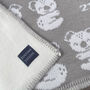 Personalised Knitted Koala Blanket, thumbnail 3 of 6