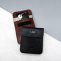 Personalised Leather Rfid Safe Car Key Fob Pouch, thumbnail 5 of 5
