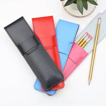 Personalised Children’s Leather Pencil Case Set, 2 of 7