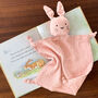 Personalised Organic Cotton Easter Bunny Baby Comforter, thumbnail 10 of 12