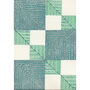 Blue And Green Abstract Japanese Print, thumbnail 2 of 2