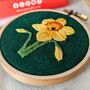 Mini Daffodil Embroidery Kit, thumbnail 4 of 4