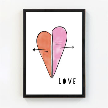 Arrow Heart Print, 2 of 5