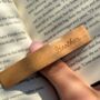 Personalised Wooded Page Holder, One Handed Opener, thumbnail 1 of 4