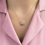 Minimalist Family Birthstone Circles Charm Necklace, thumbnail 3 of 12