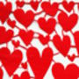 Love Hearts Valentines Love Heart Card, thumbnail 3 of 6