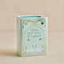 Green Book Shaped Ceramic Flower Vase With Gold Finish, thumbnail 4 of 9