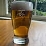 Personalised 21st Birthday Gift Star Pint Glass, thumbnail 1 of 7