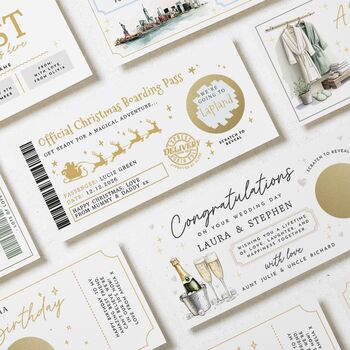 Personalised Lapland Christmas Boarding Pass Ticket, 4 of 4