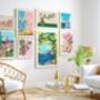 Green And Pink Still Life Plant Print, thumbnail 8 of 12