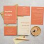 Jessica Modern Typography Wedding Invitation, thumbnail 1 of 2