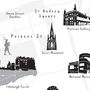 Map Of Edinburgh, thumbnail 7 of 8
