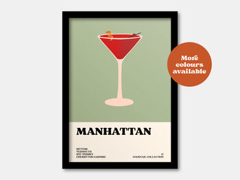 Manhattan Cocktail Print, 2 of 7