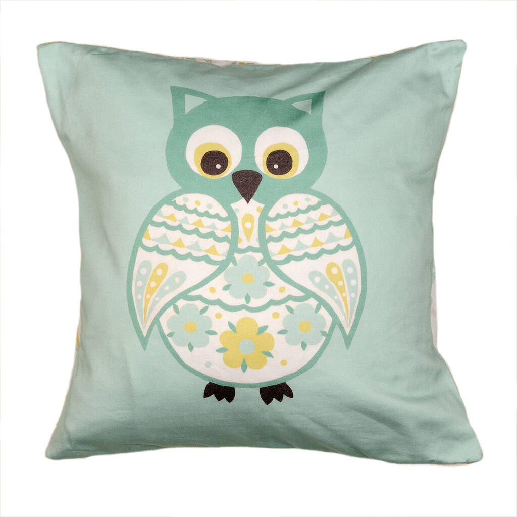 owl shaped cushion