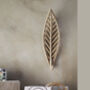 Large Rattan And Bamboo Hanging Leaf Hook, thumbnail 1 of 3