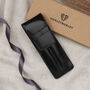 Personalised Double Leather Pen Holder, thumbnail 2 of 7