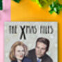 The X Files Funny Christmas Card – Mulder And Scully Sci Fi Card, thumbnail 1 of 5