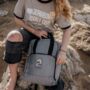 Beachy Recycled Grey 'Cooler' Backpack, thumbnail 3 of 4