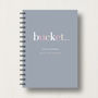 Personalised 'Bucket' List Journal Or Notebook, thumbnail 1 of 11