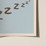 Zzz Goodnight Print, thumbnail 4 of 12