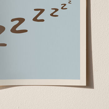 Zzz Goodnight Print, 4 of 12