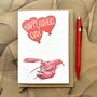Lobster Father's Day Card, thumbnail 1 of 2