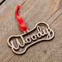 Personalised Dog Christmas Tree Decoration, thumbnail 2 of 7