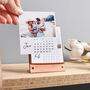 Personalised Copper And Walnut Photo Calendar, thumbnail 1 of 3
