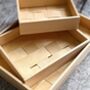 Wooden Box Trays Three Sizes, thumbnail 1 of 4