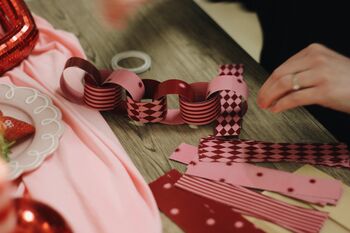 Berry And Blush | Paper Chain Kit, 8 of 12