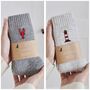 Seagull Wool Socks Embroidered Gift For Coastal Lovers, thumbnail 7 of 12
