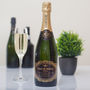 Pesonalised 18th Birthday Champagne With Gold Label, thumbnail 1 of 6