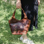 Shoulder Bag With Slip Pocket, Tan, thumbnail 2 of 6