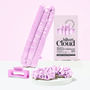 Silver Cloud Pink Heatless Curlers And Contour Sleep Mask, thumbnail 4 of 6