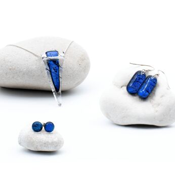 Sapphire Blue Pendant On A Sterling Silver Necklace, 5 of 11