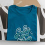 'Good Vibes Only' Slogan Cotton T Shirt, thumbnail 7 of 7