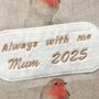 Personalised Robin Cushion, Remembrance Pillow Keepsake, thumbnail 2 of 10