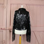 Shimmering Black Sequin Jacket, thumbnail 4 of 8