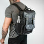 15 Inch Laptop Backpack In Black Leather, thumbnail 6 of 11
