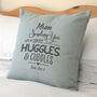 Personalised Sending You Lots Of Huggles Cushion, thumbnail 9 of 10