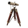 Personalised Bronze Telescope With Wooden Tripod Stand, thumbnail 4 of 8