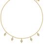 Medina Charm Gold Vermeil Blue Topaz Necklace, thumbnail 2 of 11