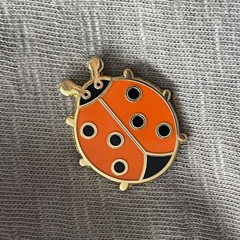Lucky Ladybird Pin Badge, 7 of 7