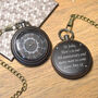 Personalised 5th Anniversary Pocket Watch Gift, thumbnail 1 of 2