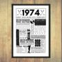 Personalised 50th Birthday Golf Print, thumbnail 5 of 8