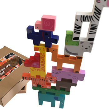 Wooden Animal Stacking And Balancing Puzzle Set, 9 of 11